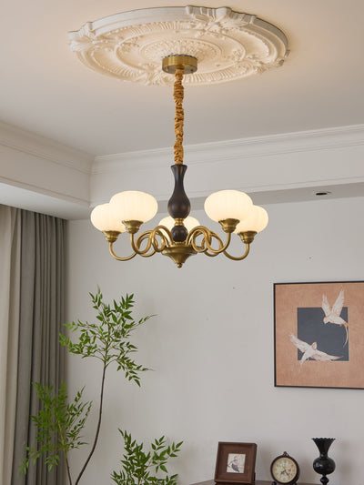 Avinor Nordic Traditional Wood Chandelier