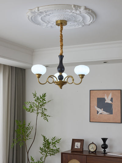 Avinor Nordic Traditional Wood Chandelier