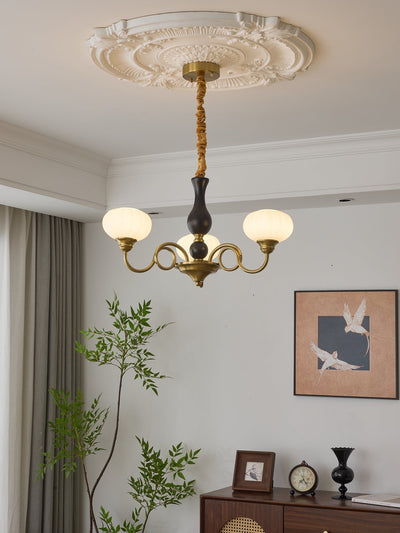 Avinor Nordic Traditional Wood Chandelier
