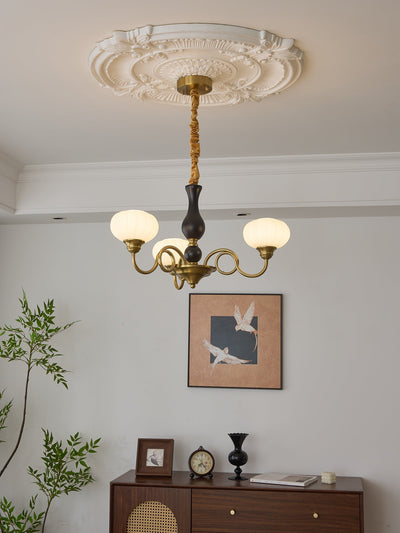 Avinor Nordic Traditional Wood Chandelier