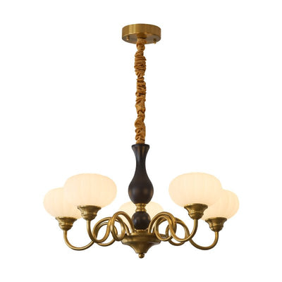 Avinor Nordic Traditional Wood Chandelier