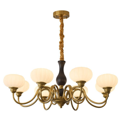 Avinor Nordic Traditional Wood Chandelier