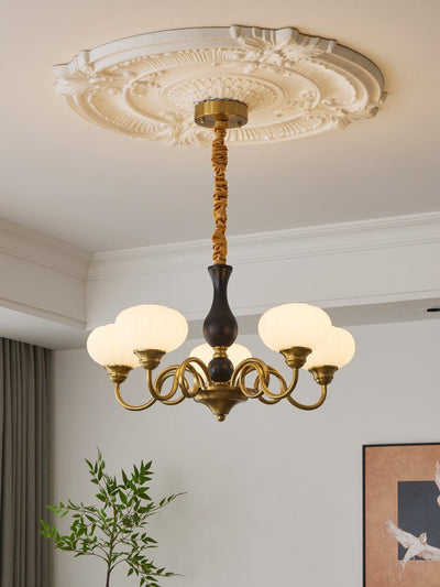 Avinor Nordic Traditional Wood Chandelier