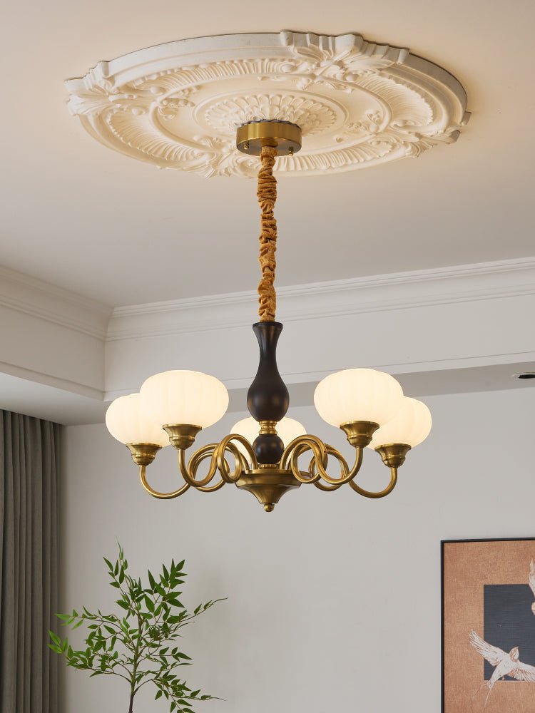 Avinor Nordic Traditional Wood Chandelier