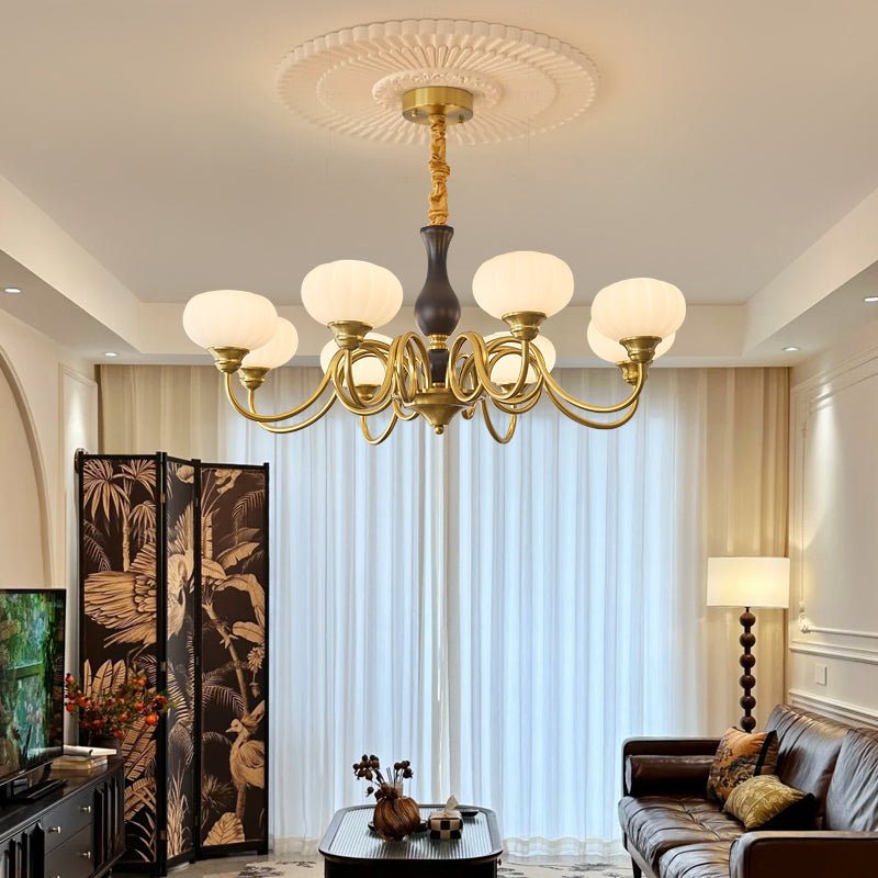 Avinor Nordic Traditional Wood Chandelier