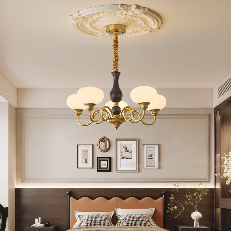 Avinor Nordic Traditional Wood Chandelier
