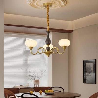 Avinor Nordic Traditional Wood Chandelier
