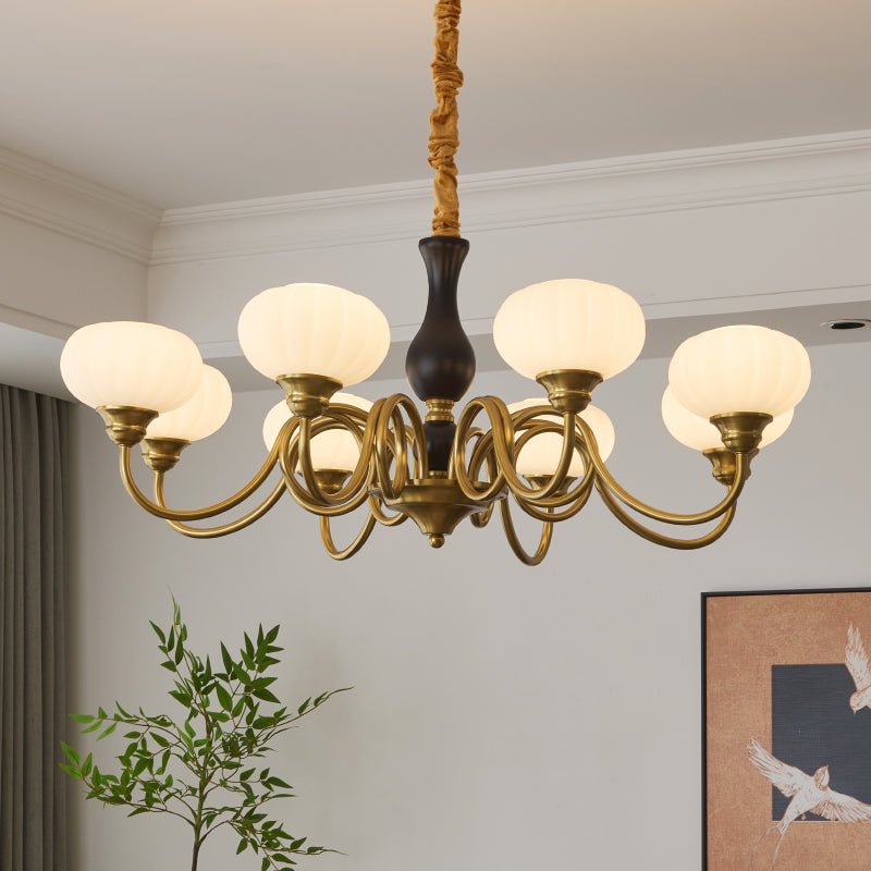 Avinor Nordic Traditional Wood Chandelier