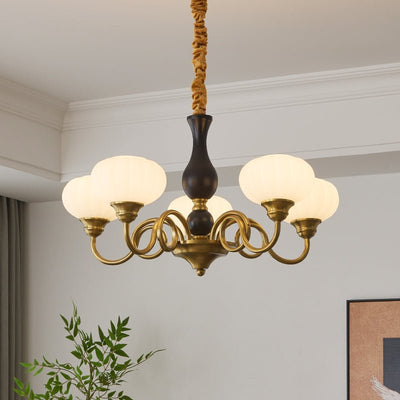 Avinor Nordic Traditional Wood Chandelier
