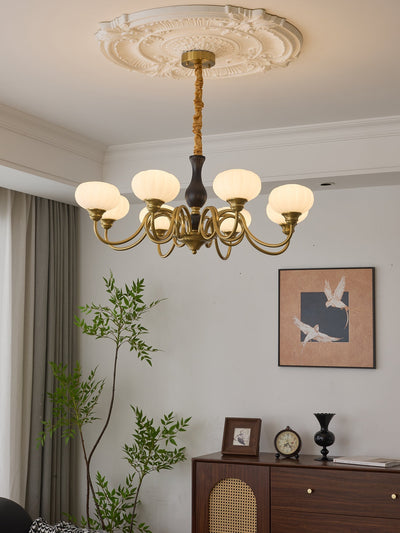 Avinor Nordic Traditional Wood Chandelier