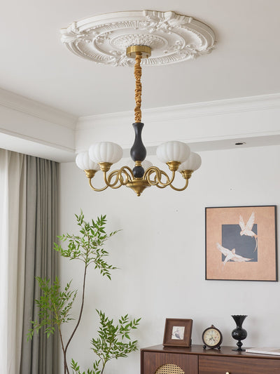 Avinor Nordic Traditional Wood Chandelier