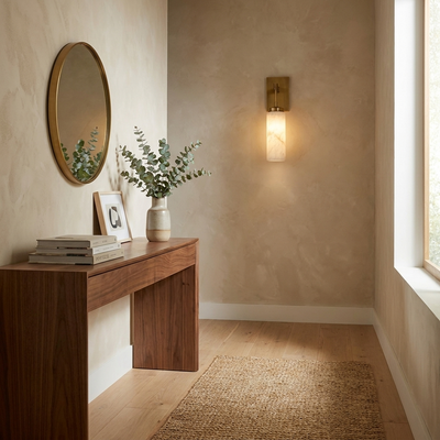 Mardenstone Alabaster Wall Sconce