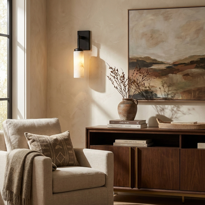 Mardenstone Alabaster Wall Sconce
