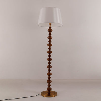 Rildes Wood Fabric Floor Lamp