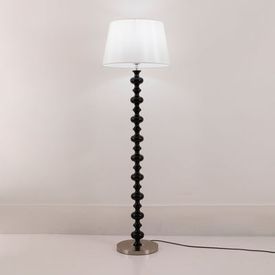 Rildes Wood Fabric Floor Lamp