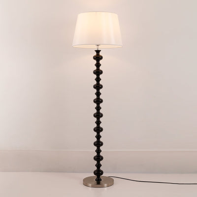 Rildes Wood Fabric Floor Lamp