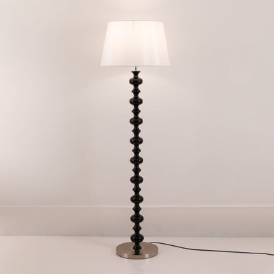 Rildes Wood Fabric Floor Lamp