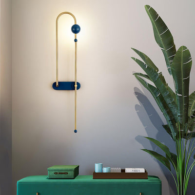 Curve Electrical Circuit Wall Lamp