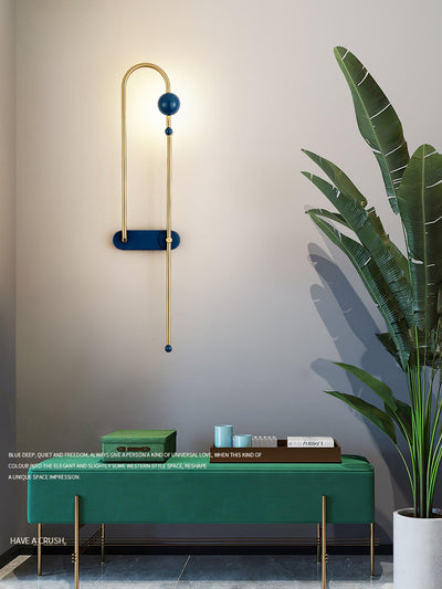 Curve Electrical Circuit Wall Lamp