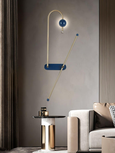 Curve Electrical Circuit Wall Lamp