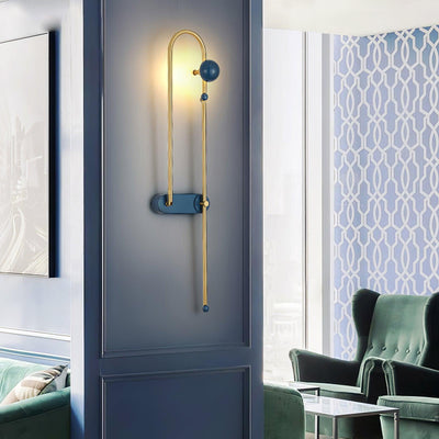 Curve Electrical Circuit Wall Lamp
