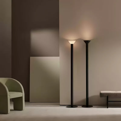 Evvaren Column Alabaster Floor Lamp