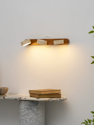 Neramere Travertine Duo Indoor Wall Light