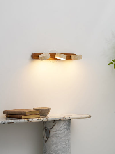 Neramere Travertine Duo Indoor Wall Light