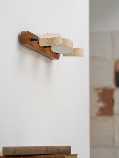 Neramere Travertine Duo Indoor Wall Light