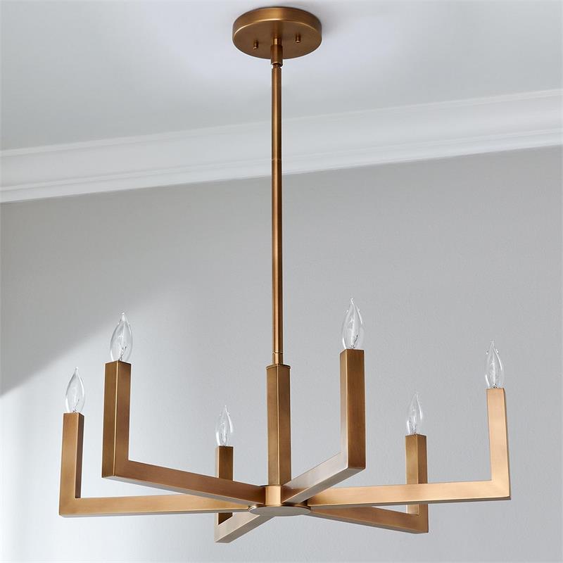 Aureelle Brass Chandelier