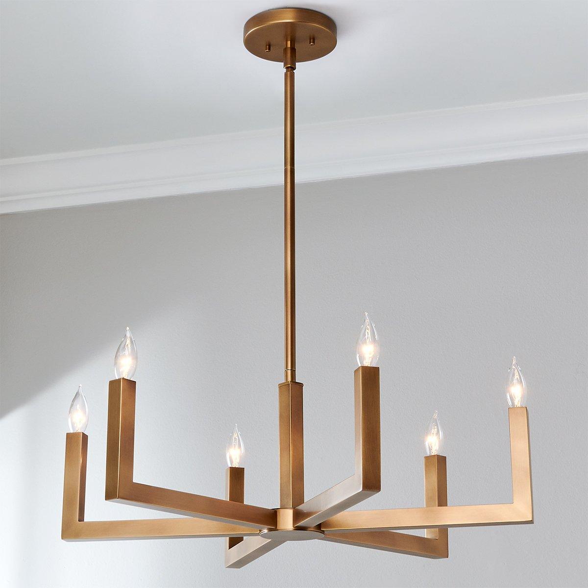 Aureelle Brass Chandelier