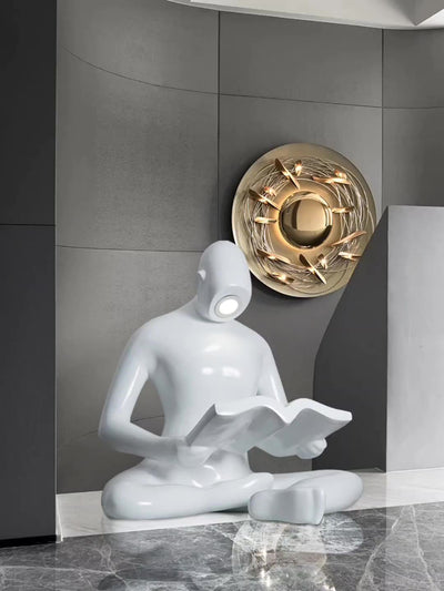 Terielia Reader Sculpture Table Lamp
