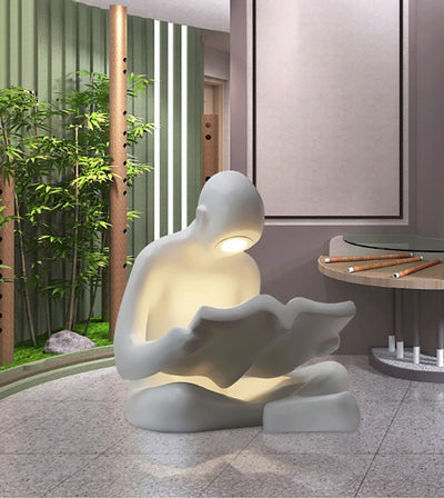 Terielia Reader Sculpture Table Lamp