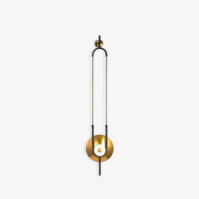 Ivory Modern Minimalist Ring Marble Wall Light