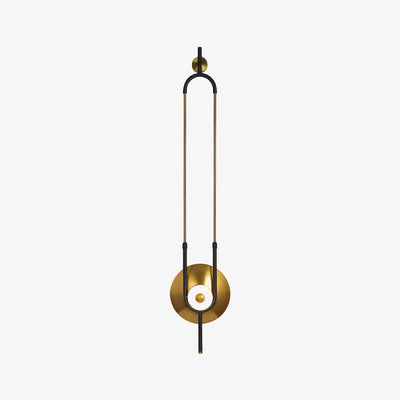 Ivory Modern Minimalist Ring Marble Wall Light