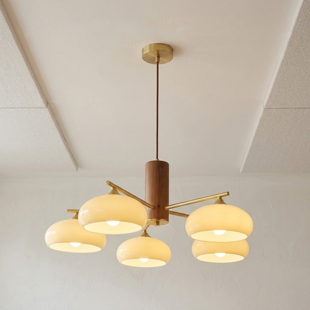 Clairview Elliptical Persimmon Chandelier