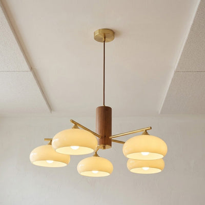Clairview Elliptical Persimmon Chandelier