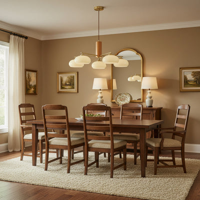 Clairview Elliptical Persimmon Chandelier