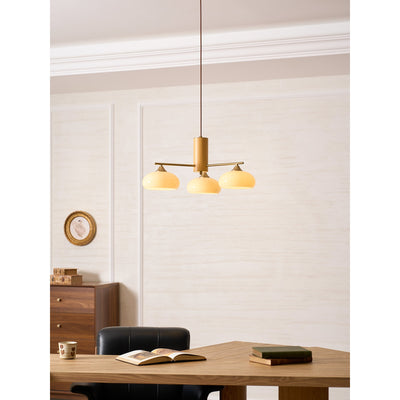 Clairview Elliptical Persimmon Chandelier