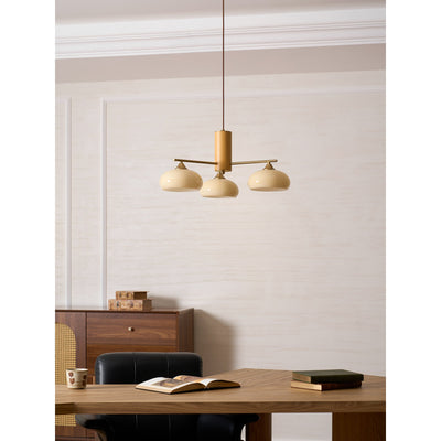 Oakbrook Elliptical Persimmon Chandelier