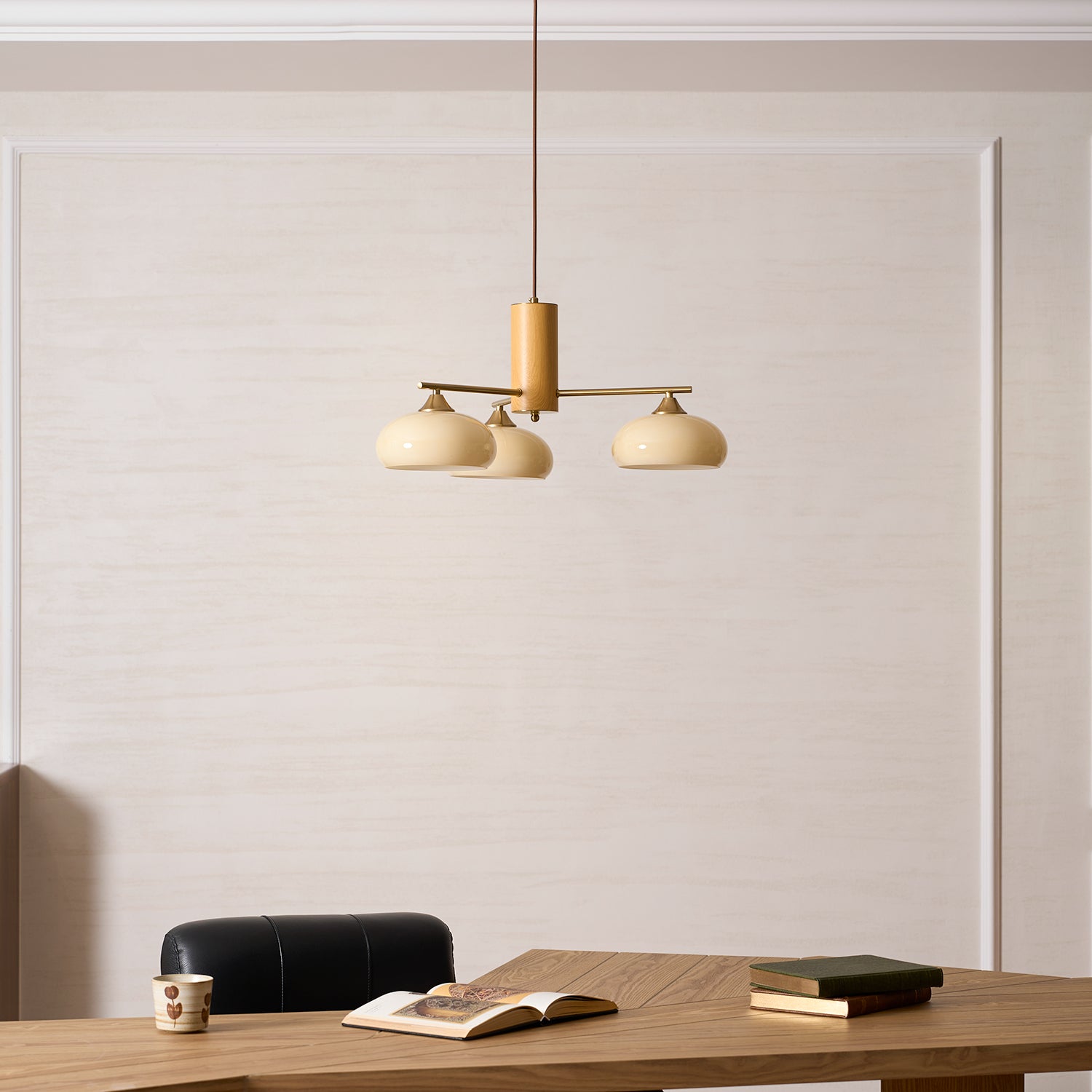 Clairview Elliptical Persimmon Chandelier