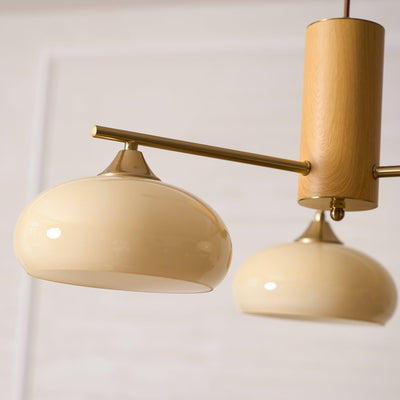 Clairview Elliptical Persimmon Chandelier