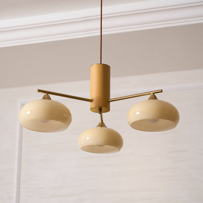 Oakbrook Elliptical Persimmon Chandelier