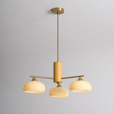 Clairview Elliptical Persimmon Chandelier