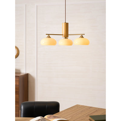 Clairview Elliptical Persimmon Chandelier