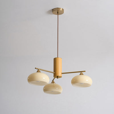 Clairview Elliptical Persimmon Chandelier