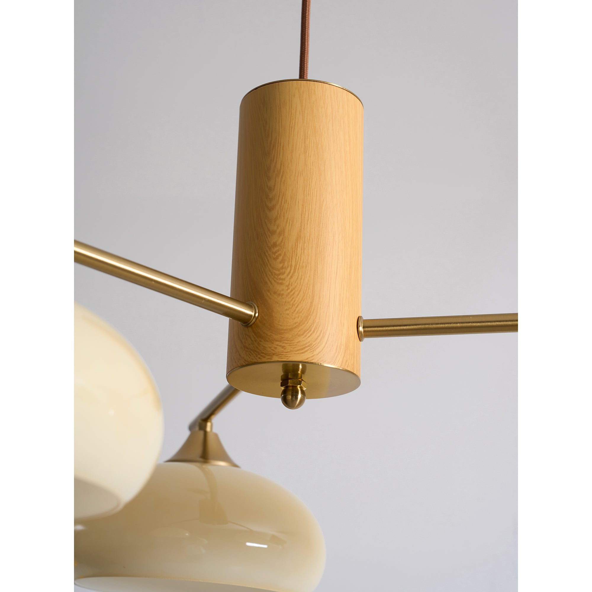 Clairview Elliptical Persimmon Chandelier