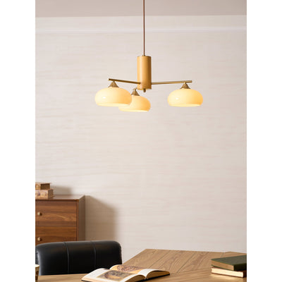 Clairview Elliptical Persimmon Chandelier