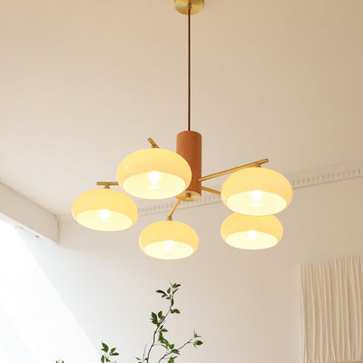 Clairview Elliptical Persimmon Chandelier
