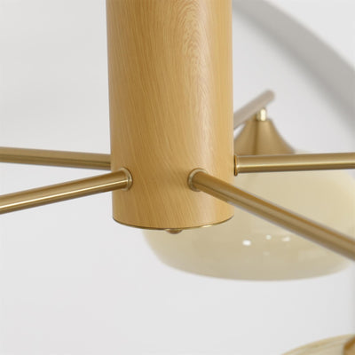 Clairview Elliptical Persimmon Chandelier